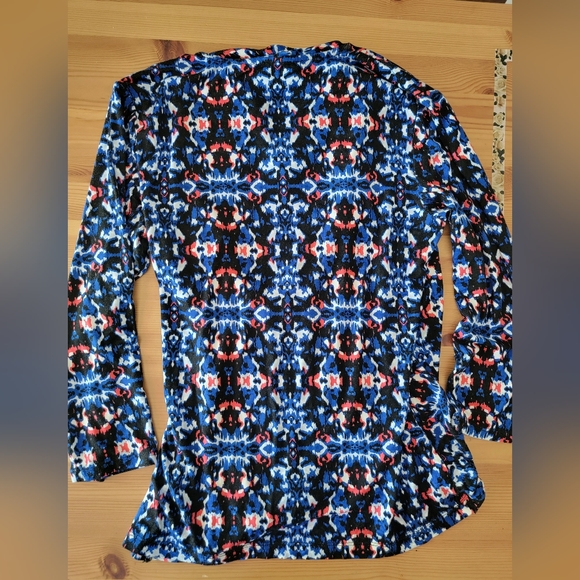 NWT Adrianna Papell Wrap Blouse ~ Large - Picture 4 of 9